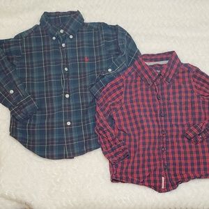 2t plaid shirts